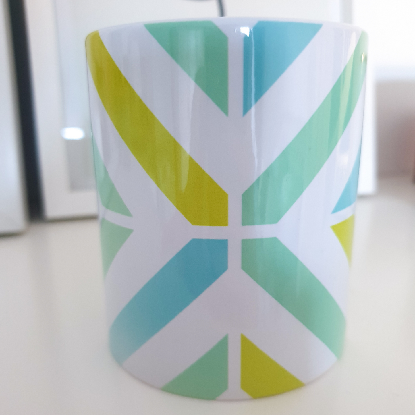 Geometric Burst Mug