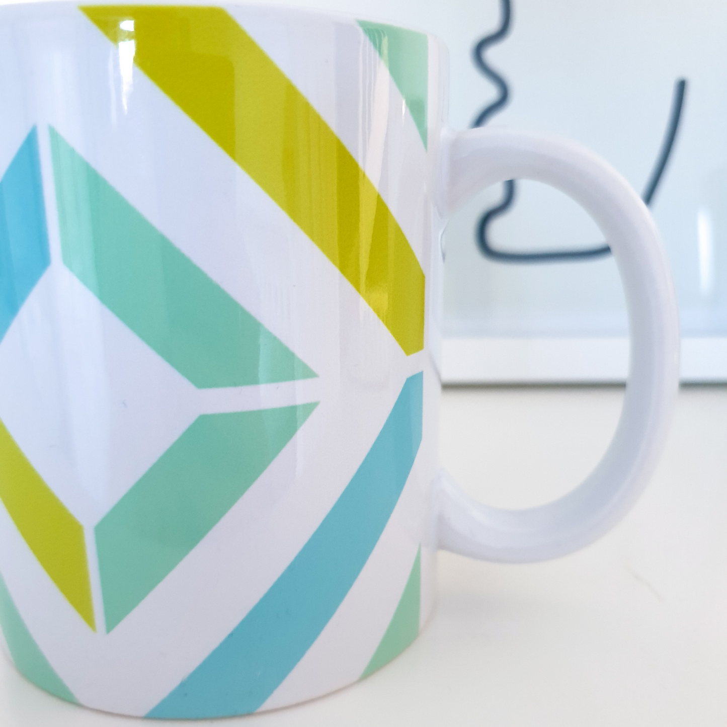 Geometric Burst Mug