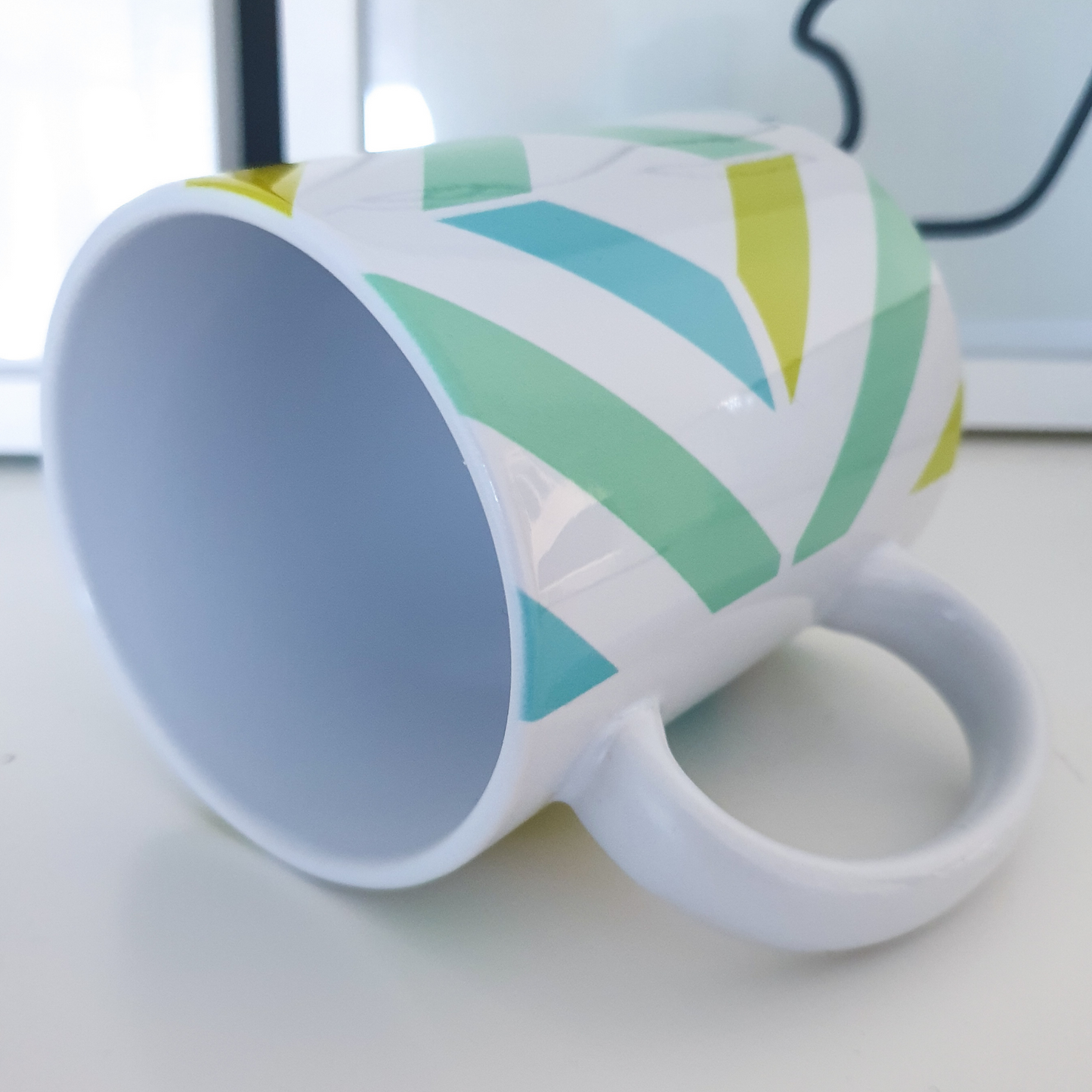 Geometric Burst Mug