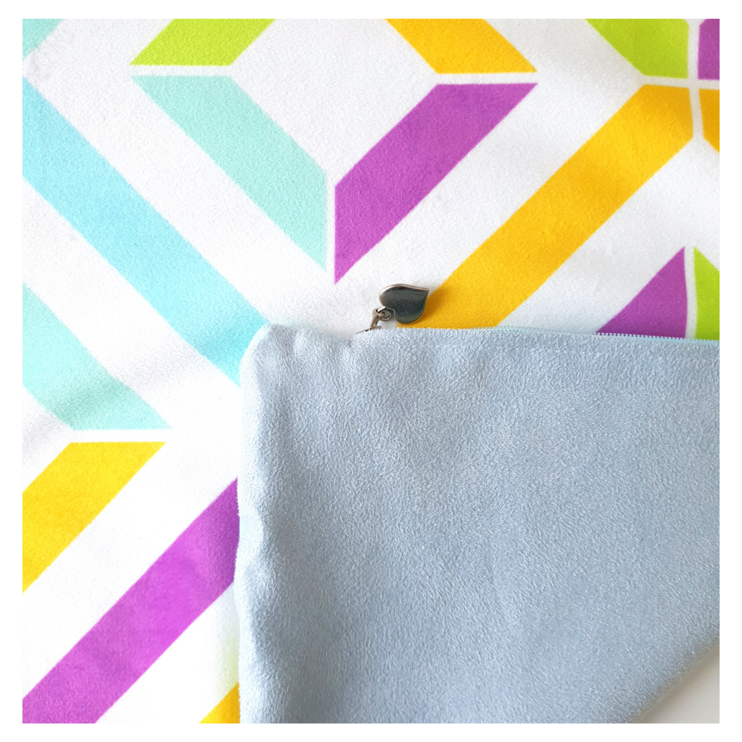 Geometric Velvet Cushion Cover | Mixed Colours