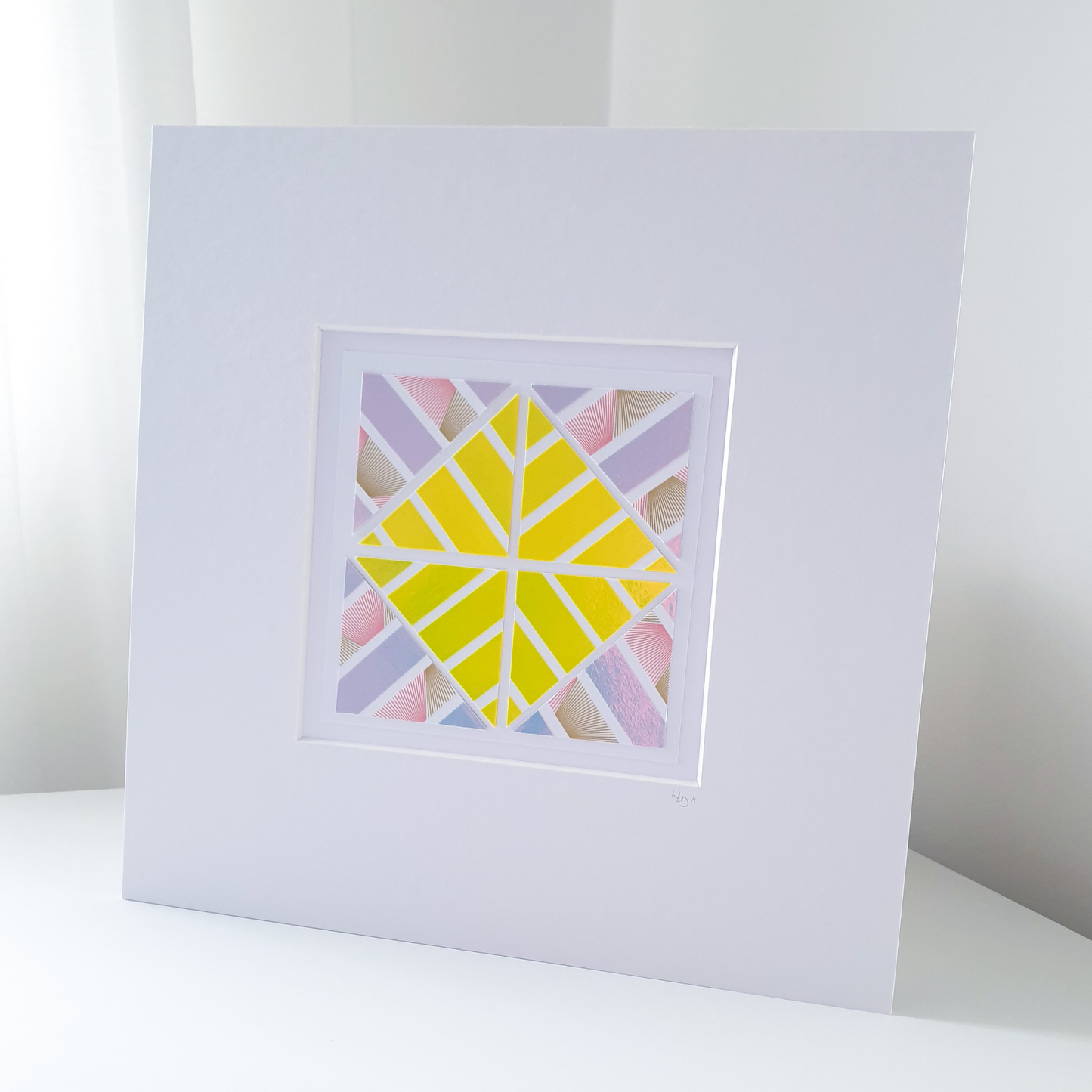 Yellow Botanical Geo