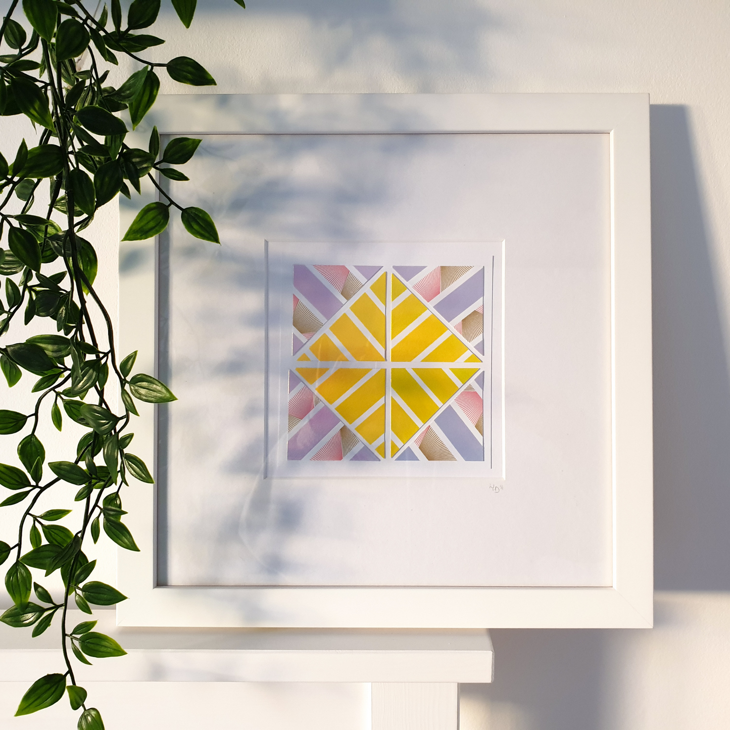 Yellow Botanical Geo